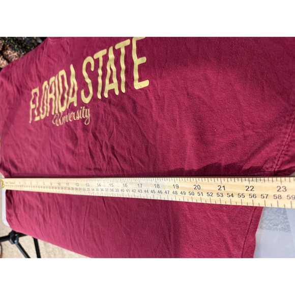 Florida State Small Long Sleeve Garnet FSU Seminoles Spirit Jersey Football - Picture 4 of 6